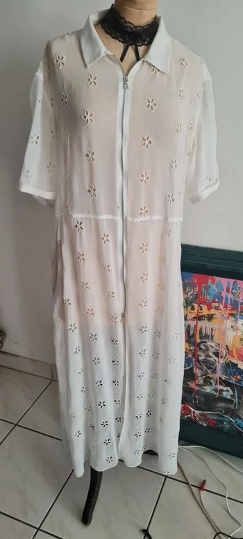 Robe broderie sandro T2