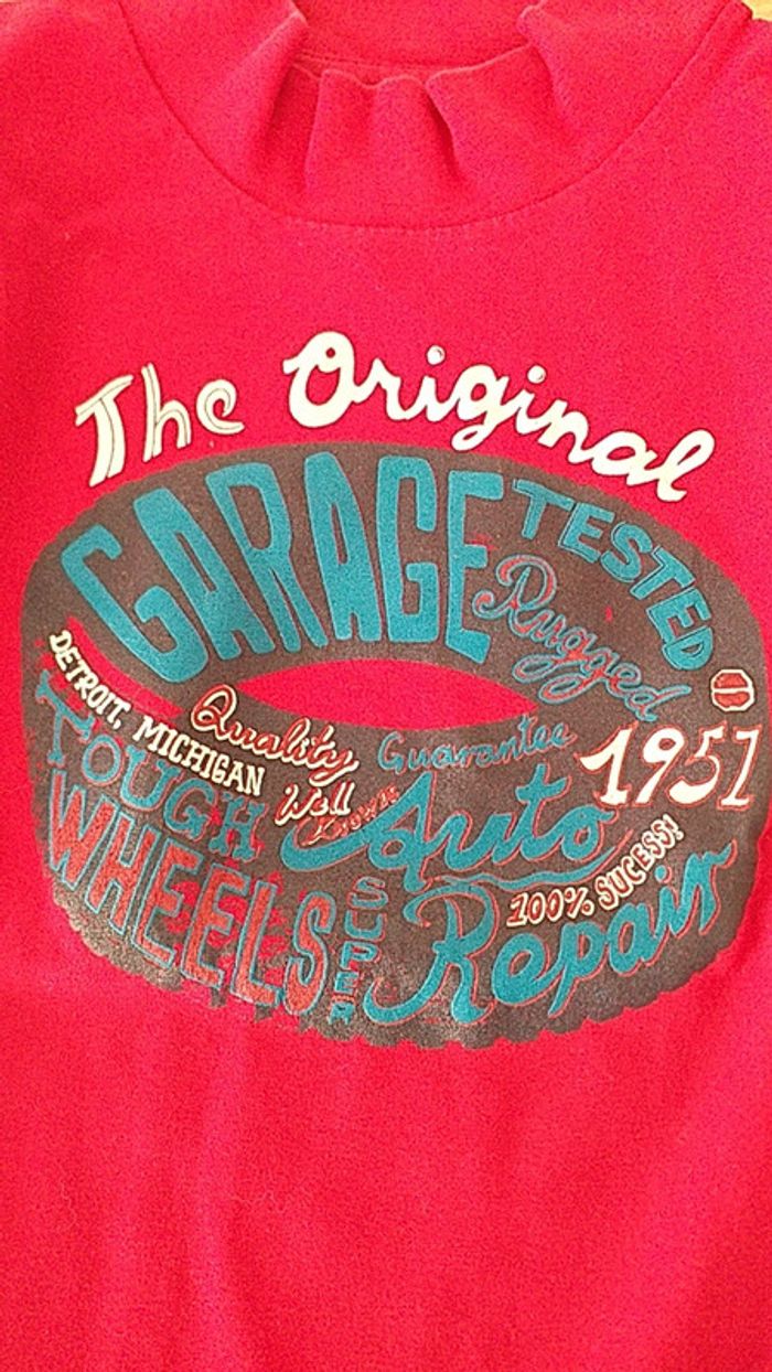 Maillot manches longues garçon rouge - photo numéro 2