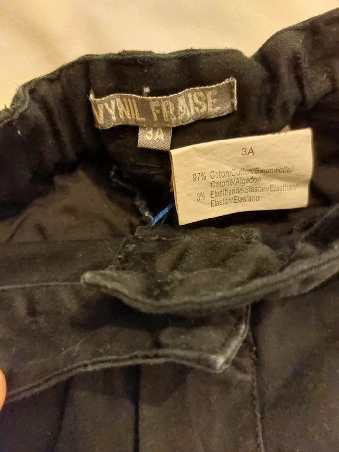 Pantalon noir 3 ans - photo numéro 2