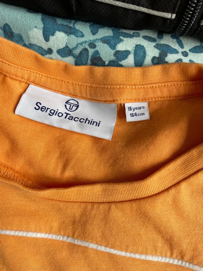 3 pièces survêtement bas et veste et tee shirt Sergio Tacchini - photo numéro 2