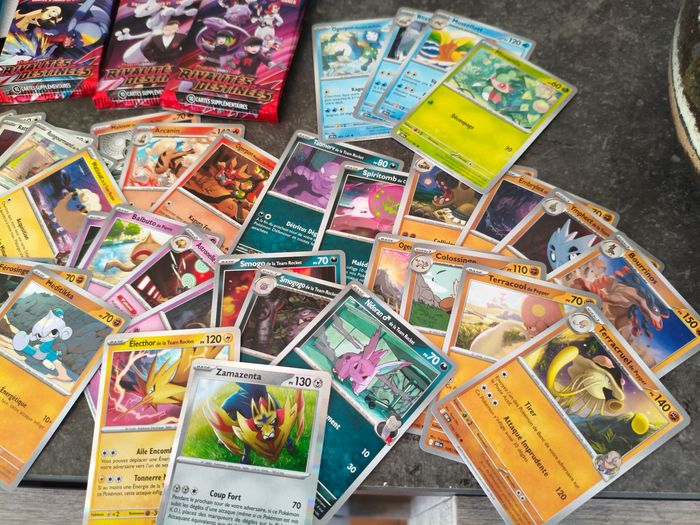 Lot de cartes rivalités destinées et deckbox booster artset complet - photo numéro 3
