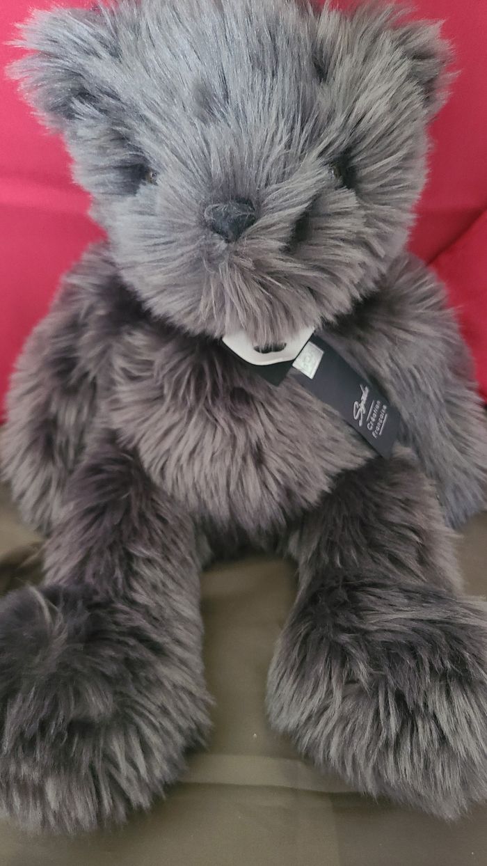 peluche ours poils long de collection histoire d'ours