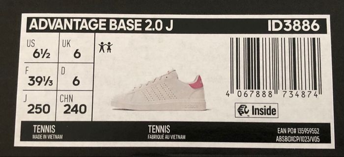 Adidas p39 1/3 - Advantage Base 2.0 - photo numéro 7