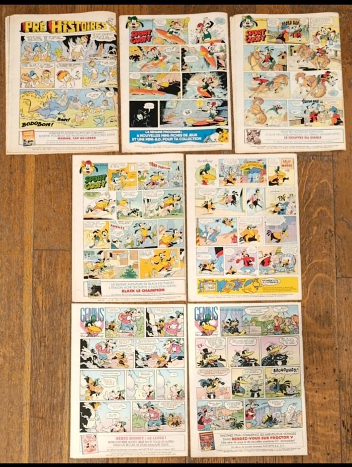 Lot de 7 anciens journaux de Mickey vintage - photo numéro 8