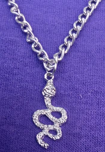 Collier Punk épaisse avec serpent