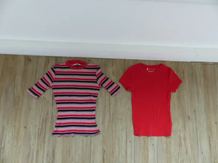 lot de tee shirt en S