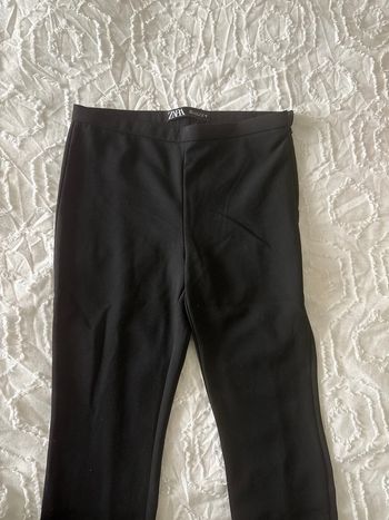 Pantalon tissu noir Zara