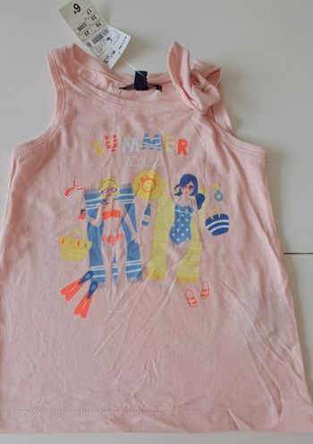 Débardeur neuf fille Kiabi 4 ans