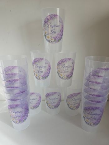 Goblets ( eco cup ) personnalisé réutilisable 