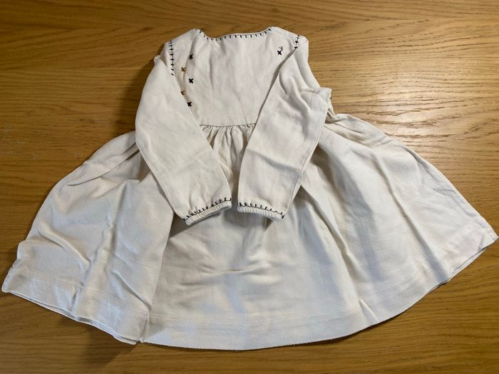 Petit Bateau Robe chaude crème Taille 3 ans - photo numéro 7