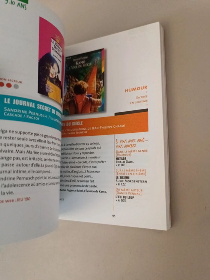 La bibliothèque idéale des 7-12 ans 200 romans jeunesse guide Fnac - photo numéro 9