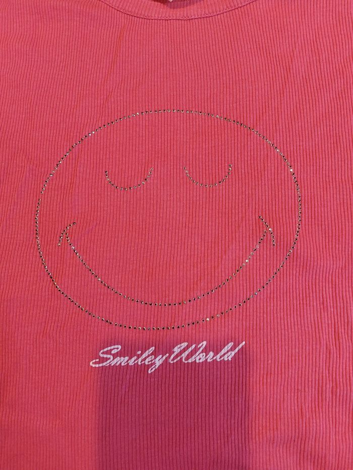 Tee-shirt court smiley - photo numéro 2