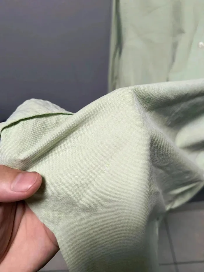 Chemise Ralph Lauren Classic Fit Vert Clair Vintage Y2K - photo numéro 12
