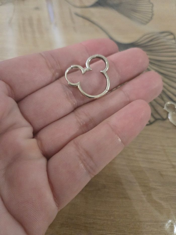 Créoles Boucle oreille Minnie mickey Pandora - photo numéro 3