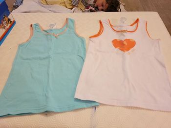 Lot de 2 chemises à bretelles 6ans