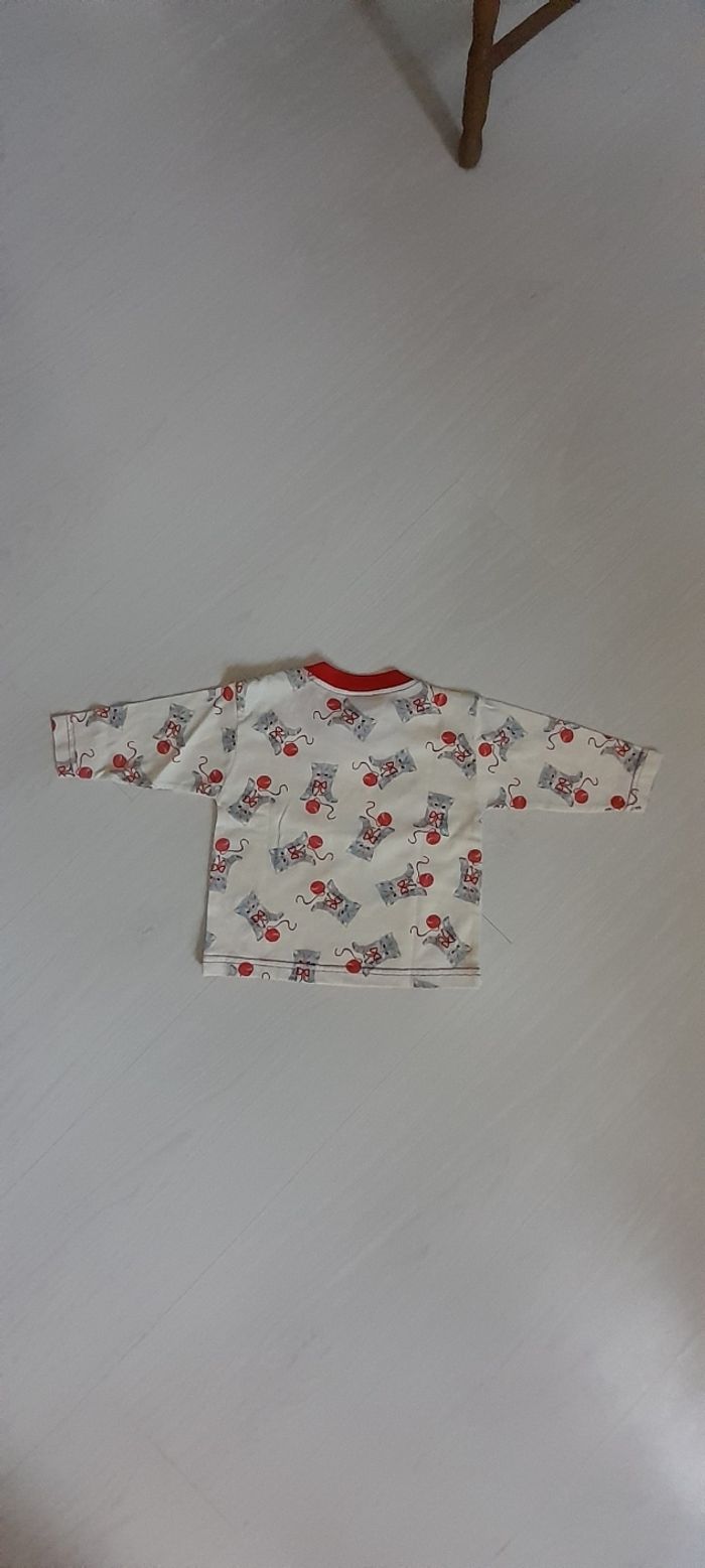 Tee-shir manches longues T 6 mois - photo numéro 3