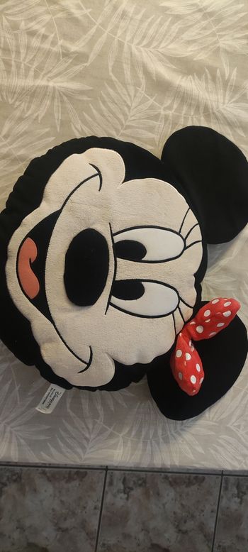 Peluche tête de Minnie et Mickey
