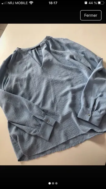Blouse légère manche longue