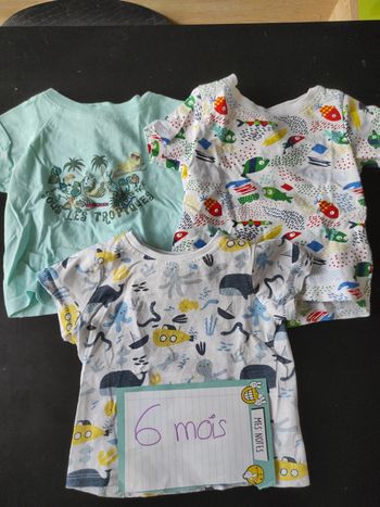 Lot de trois tee shirt