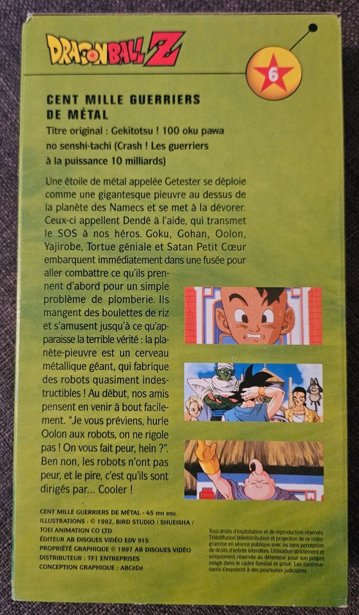 Lot complet de cassettes VHS de Dragon Ball Z - photo numéro 7