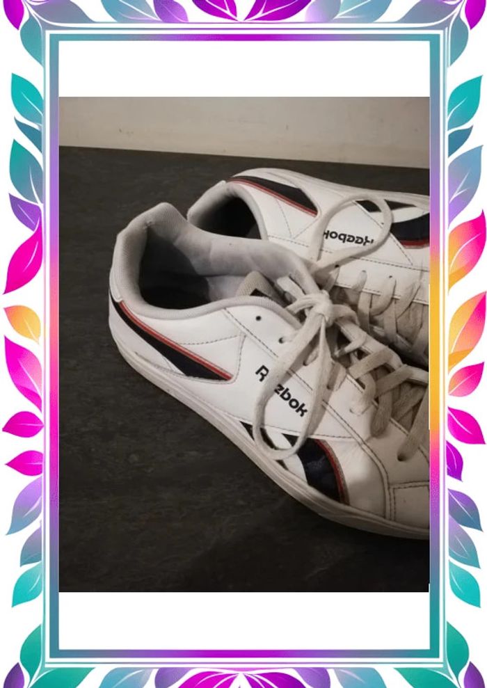 Basket Homme blanche Reebok 44 - photo numéro 2