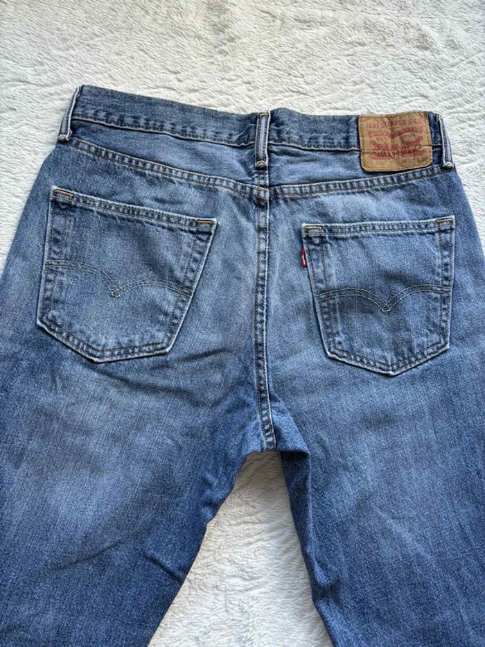Levi’s 541 W32 (L/42) L30 Jean Athletic Fit slim taper bleu clair délavé fuselé 00s y2k vintage - photo numéro 13