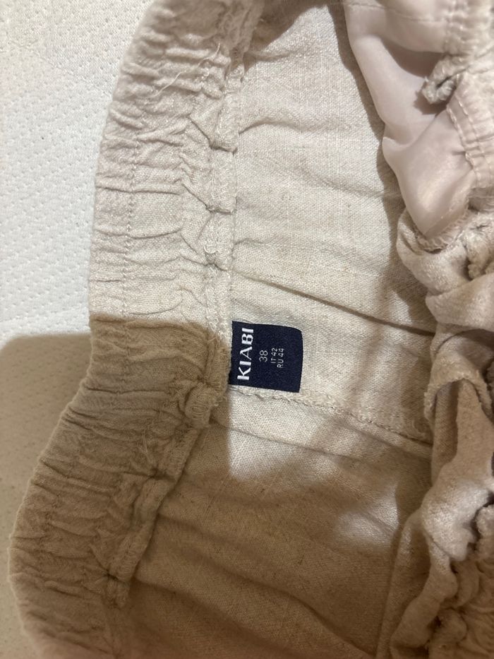 Pantalon fluide beige - photo numéro 2