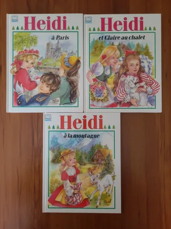 Lot 3 livres heidi
