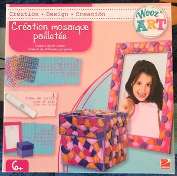 Création Mosaïque pailletée Wooz'ART·Neuf avec étiquette·Wooz’ART