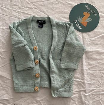 Gilet bébé 1 mois – KIABI – Édition Bio Collection