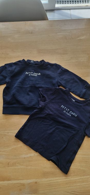 Pull + t-shirt