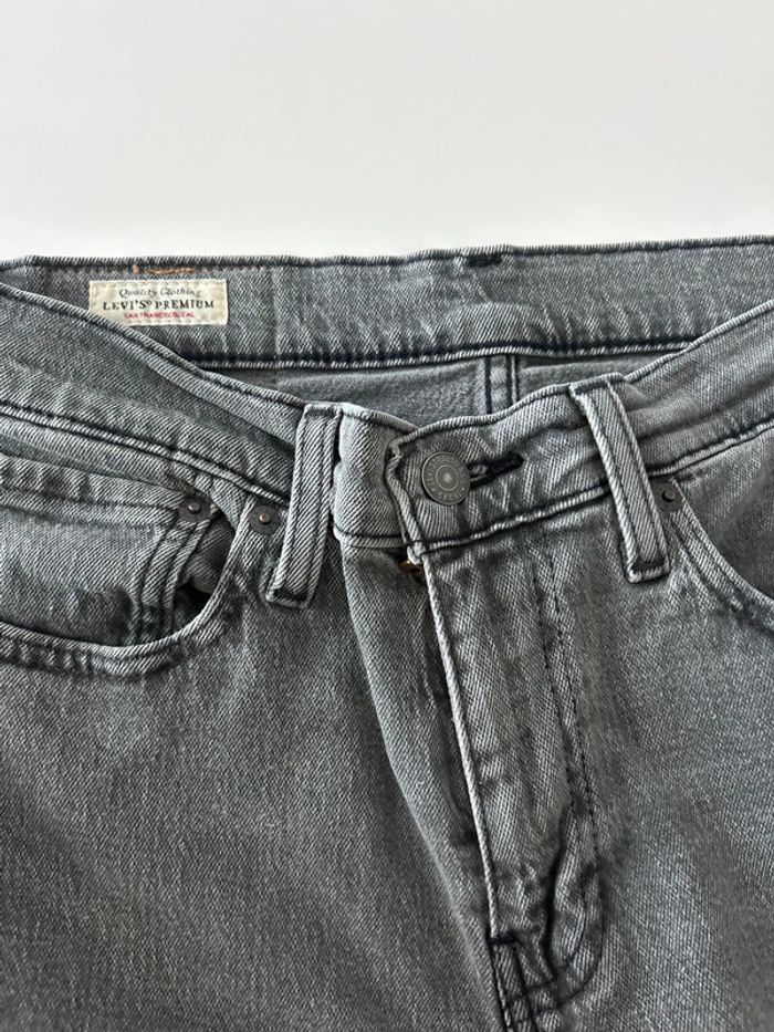 Jean Levi’s 512 – Gris – W29 L32 Coupe slim vintage | Revers en bas | Très bon état - photo numéro 3