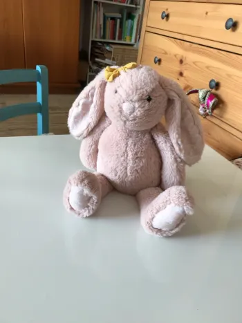 Doudou lapin rose
