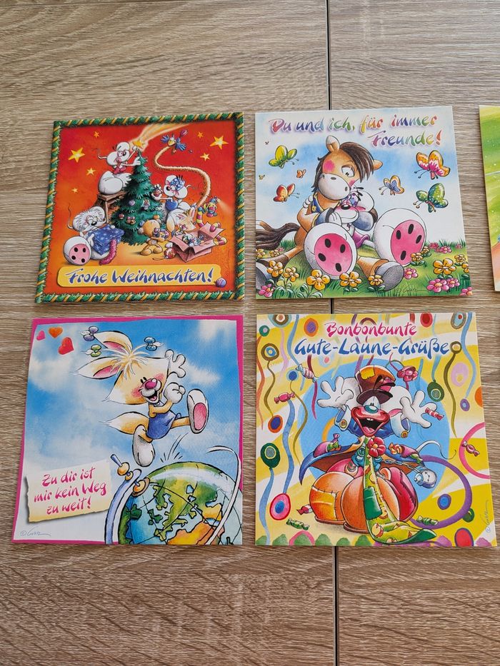 Lot 8 cartes postales carrées Diddl – différentes séries - photo numéro 2