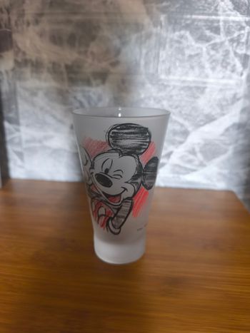 Grand verre Mickey en verre 