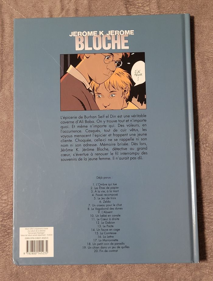 Jérôme K. Jérôme Bloche - Tome 14 - Un Fauve En Cage Alain Dodier - photo numéro 7