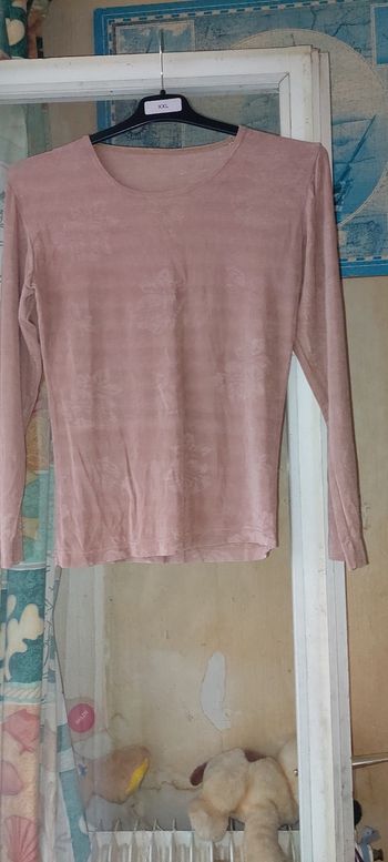 Pull fin rosée