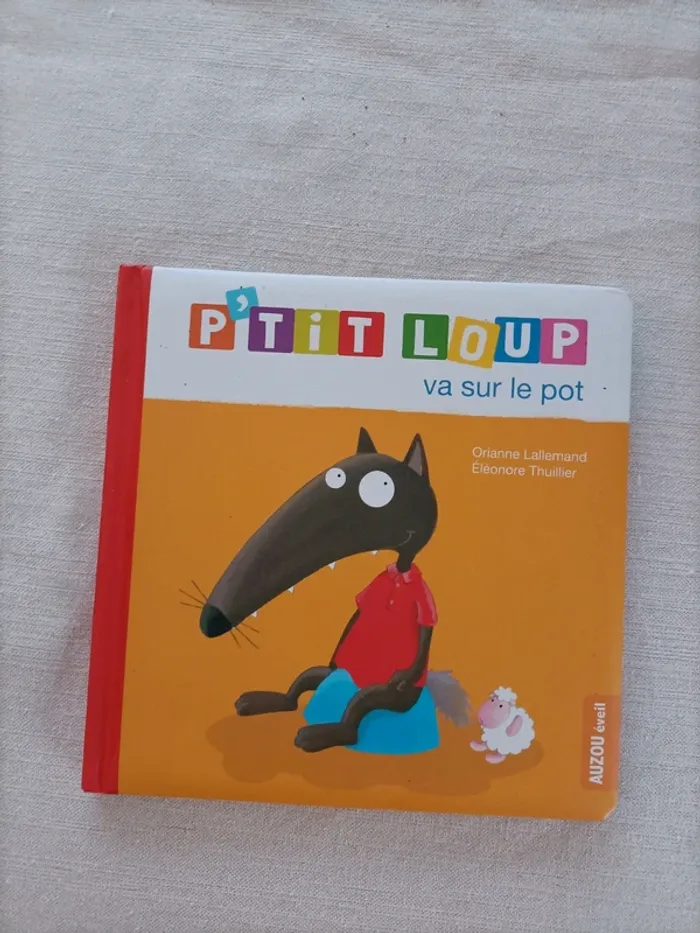 Livre P'tit Loup va sur le pot