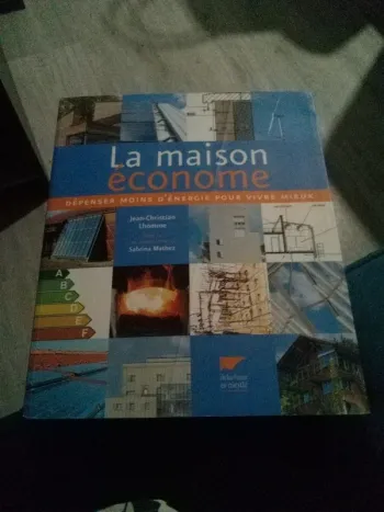 La maison économe livre