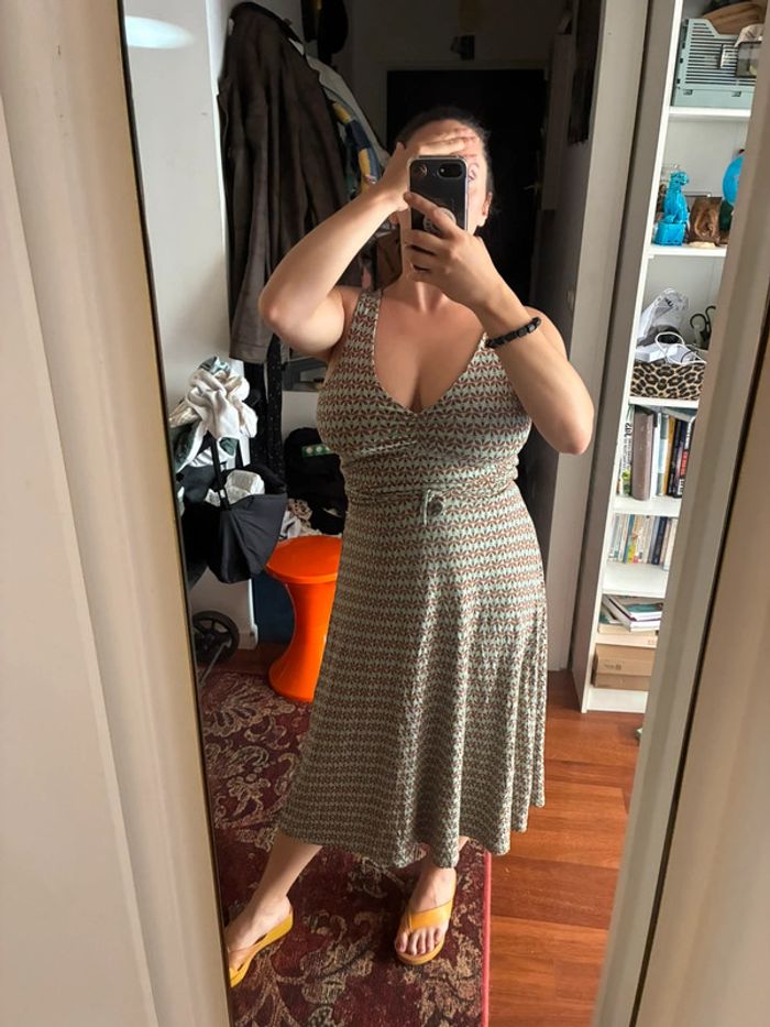 Robe à motif géométriques