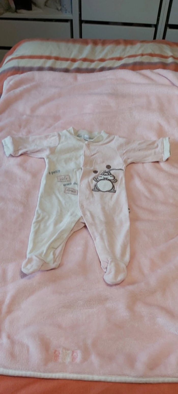 Lot de 3 pyjamas velours