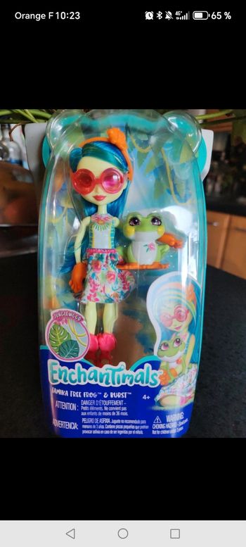 🐸 Enchantimals Junglewood – Tamika Tree Frog & Burst – Neuf & Scellé