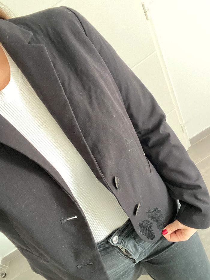 Blazer noir Mango - photo numéro 2