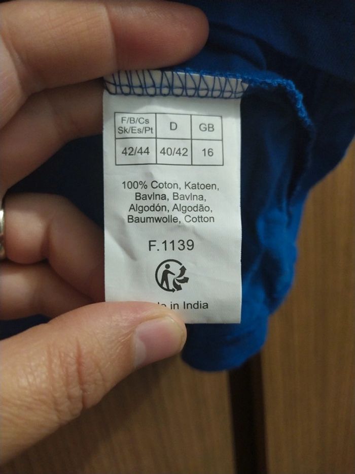 Tee shirt bleu - photo numéro 4