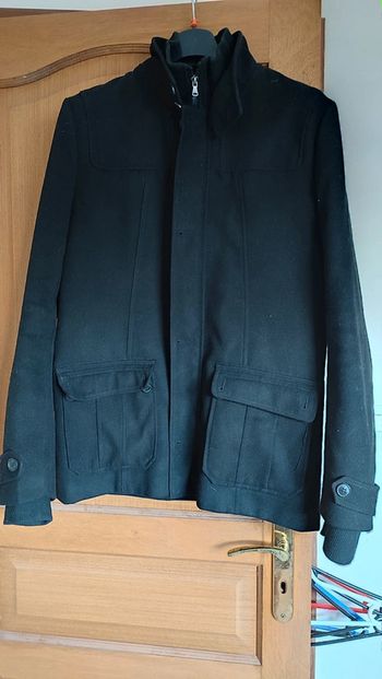 Manteau noir homme