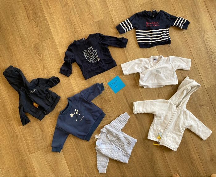 Lot de 7 pulls / sweats (3 mois)