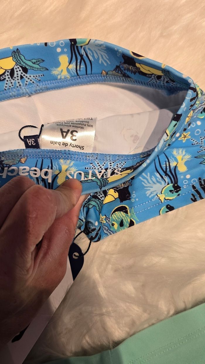 Neufs (non portés) 💙😍🤩maillots de bain 3 ans garçon🤩😍💙 - photo numéro 3
