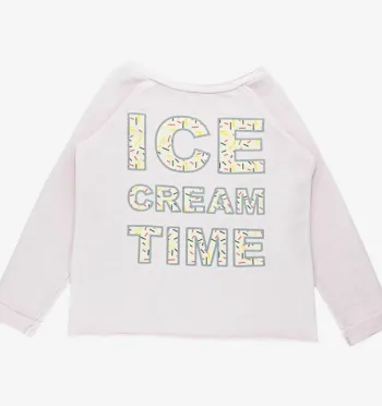 Sweatshirt 6 ans en coton bio et élasthanne Bonton