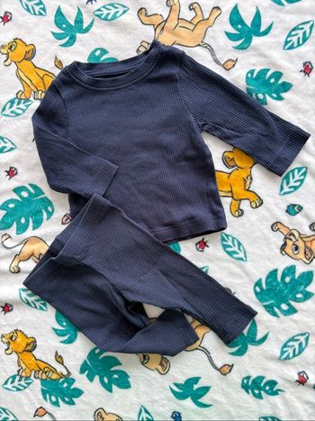 Ensemble bleu cottele