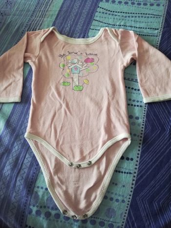 Lot de 2 bodies fille 12